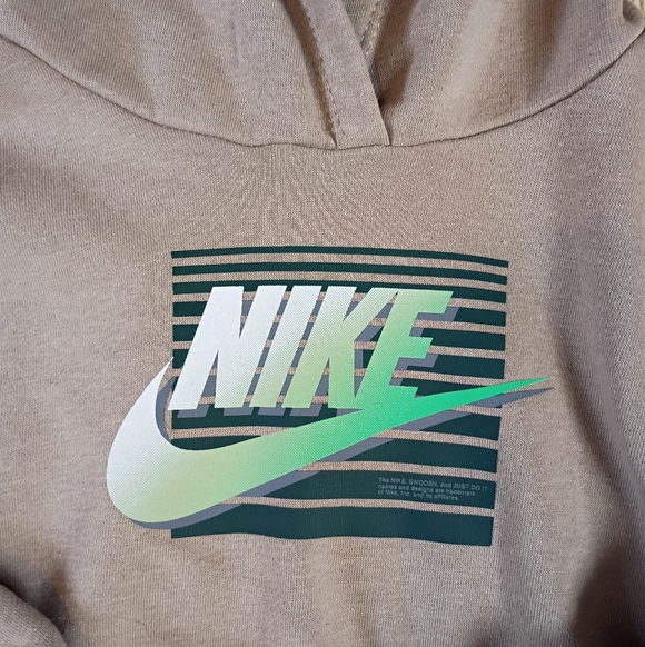 Nike Kids Boys Tan Sweatpants & Hoodie Set Size 4T - Picture 2 of 7